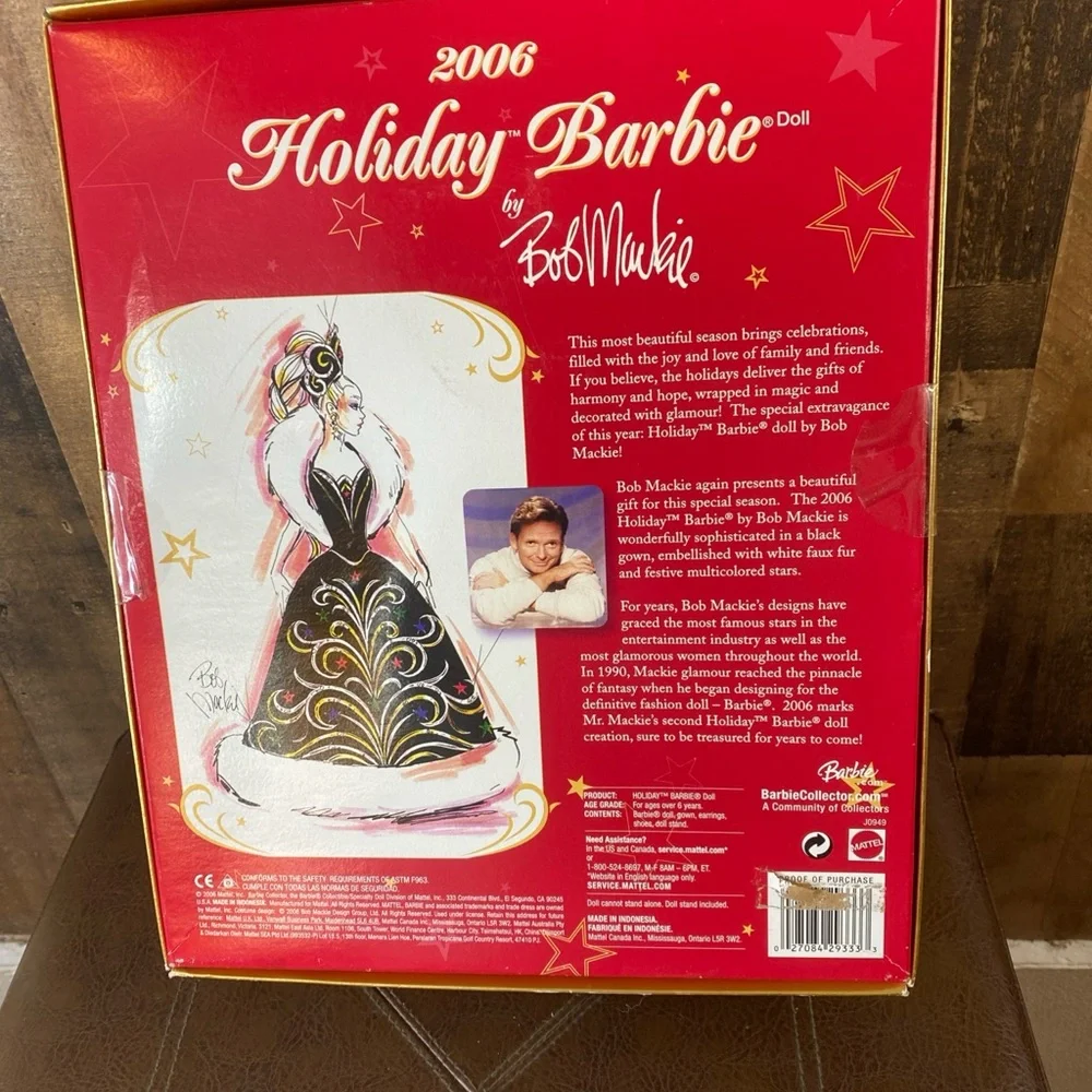 Holiday Barbie Doll 2006 Bob Mackie Collectors Edition Factory Sealed‎ Vintage